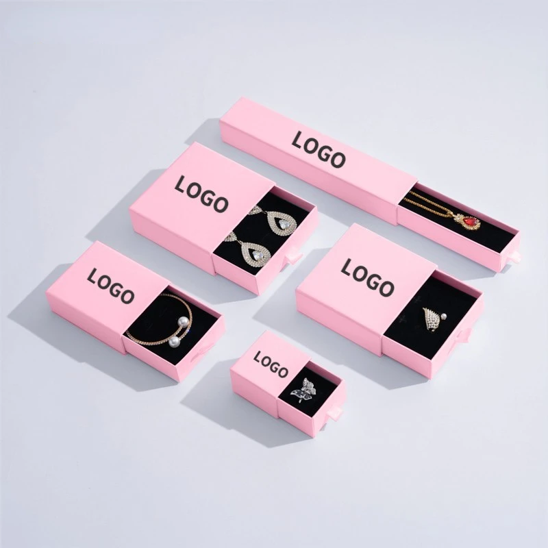 custom logo luxury gift jwellery jewelery jewerly packaging box with logo