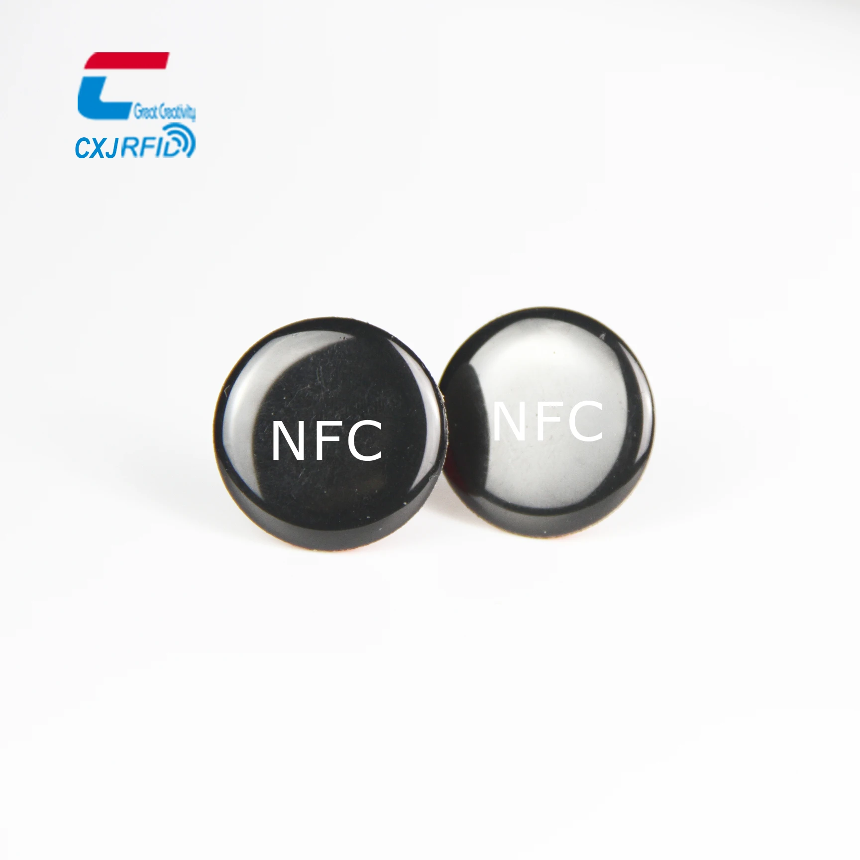  Круглые Rfid смарт-карты антиметаллическая наклейка для телефона Nfc бирка социальных сетей Пользовательский логотип эпоксидные
