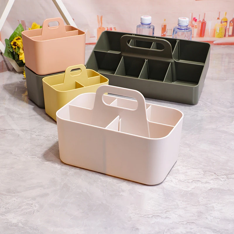 Multipurpose Organizer 5-compartment Caddy with Handle MakeupClassroom Art Organizers and Storage to