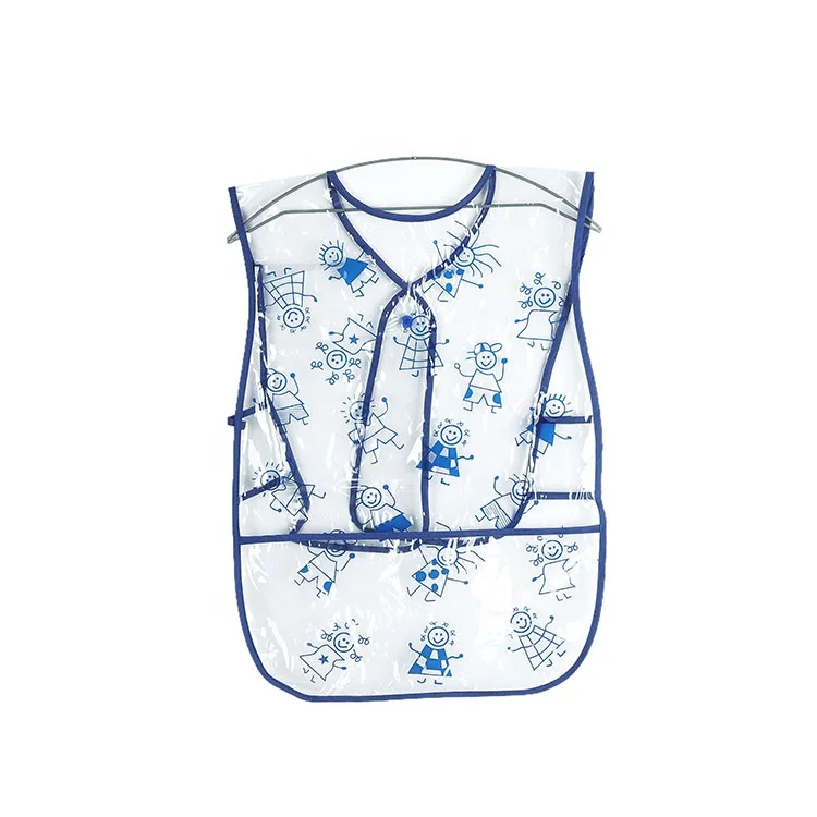 Smock Art Painting Drawing Waterproof Artist PVC Kids Aprons