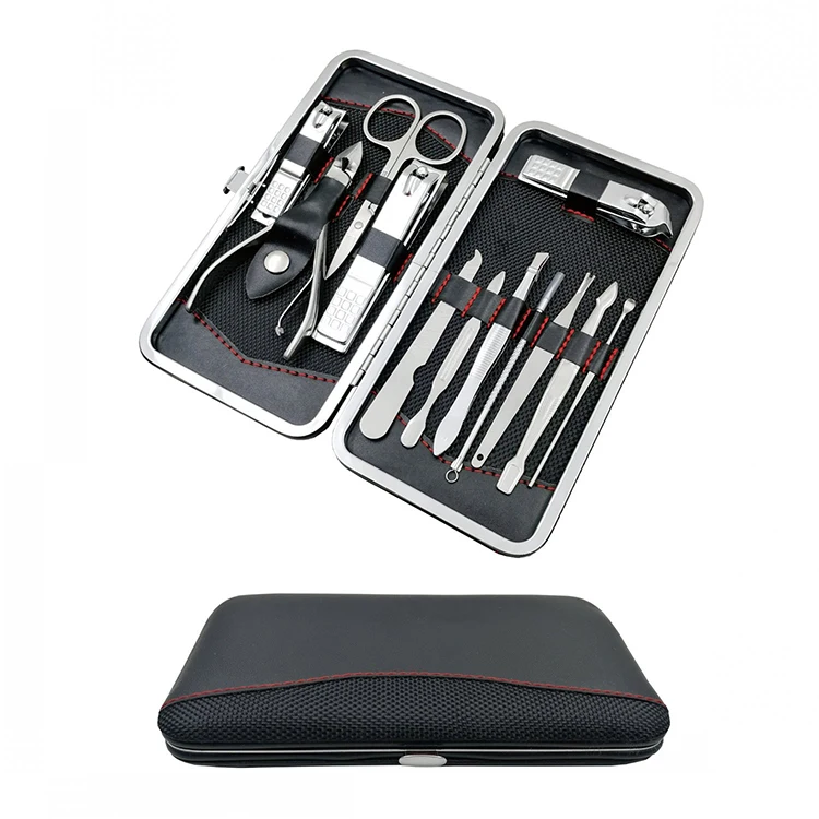 
2020 New Top quality Nail Accessories 12 in 1 Stainless Steel Pedicure Manicure Kit 