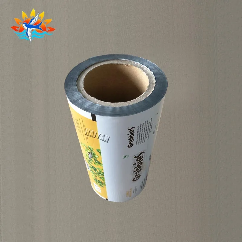 Food Grade Automatic Packaging Roll Film Metallized Polyester Film Nuts Mix Plastic Foil Packaging Roll Printed Film Roll