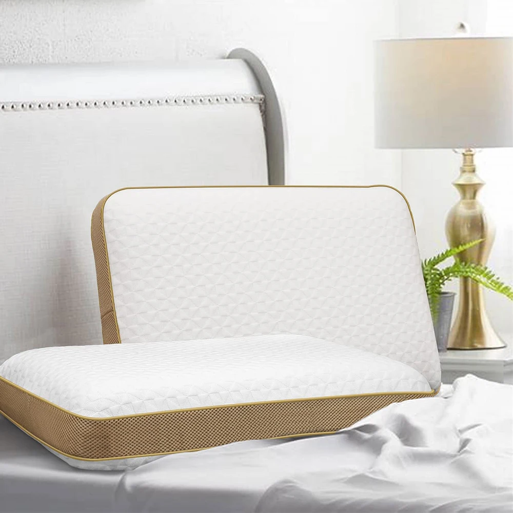 BEDREAMY Bedreamy traagschuim kussen Cooling cervical pillow memory foam cooling gel insert for all pillows gel pillow