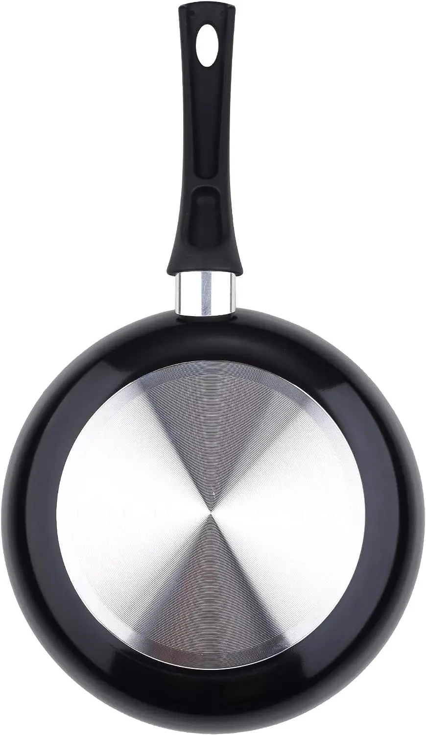 Wholesale of best-selling forged aluminum pot, rubber wood handle, non stick double layer frying pan two-piece set