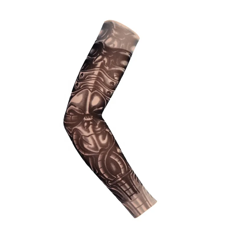 2024 new arrivals wholesale summer sunscreen anti-uv tattoo floral ice cool magic arm sleeve for unisex