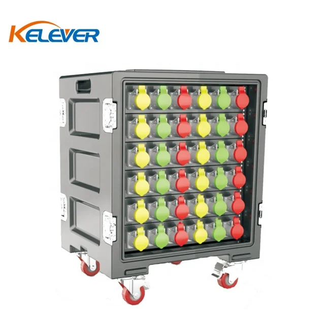 48 channels 12U socapex audio power distro rack