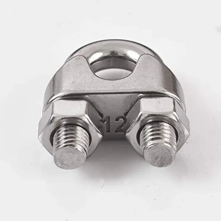 Hot Selling Wire Rope Clip Stainless Steel 304 Ss316 Hardware US Malleable Type Wire Rope Fittings