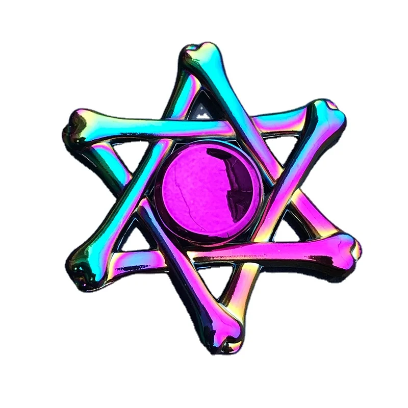 Новинка красочный ручной Спиннер цинковый hiton металлический Спиннер металлический подшипник Edc палец Спиннер рука снимает стресс E