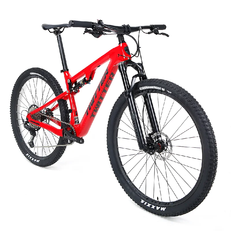 Factory Price High End Twitter Overlord 29 Carbon Fiber MTB 29 Double Suspension SX 12 Speed Full Suspension MTB