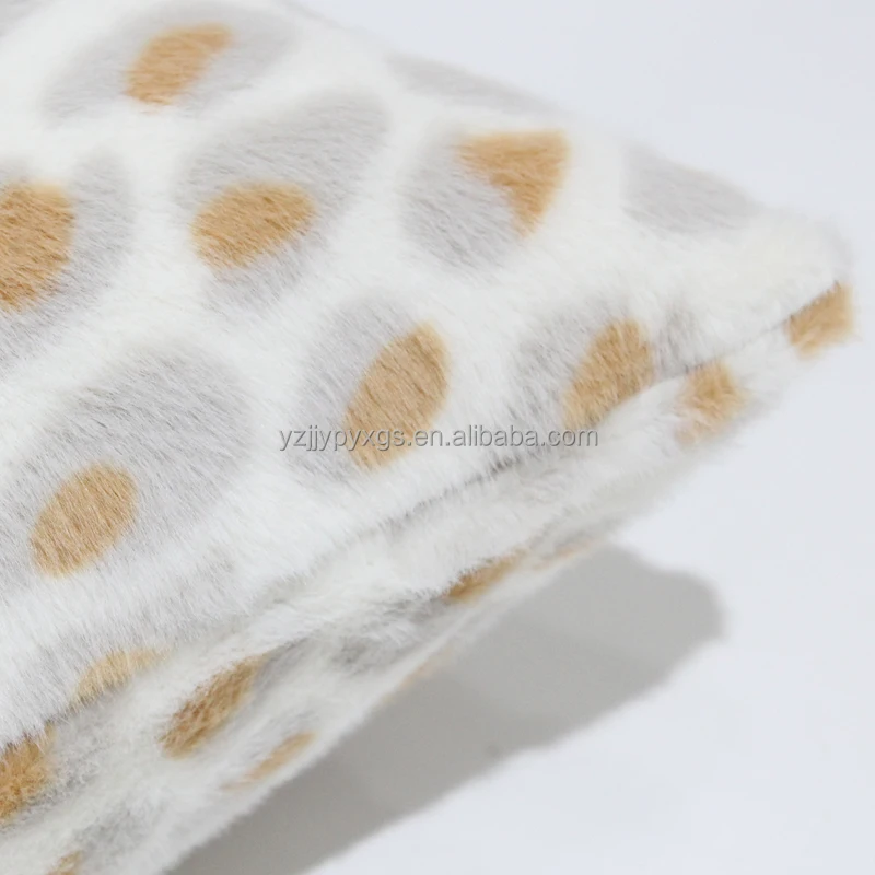 Modern Design Printed Faux Rabbit Fur  Decorative Pillow Living Room Bedroom Throw Pillow Car Sofa Pillow