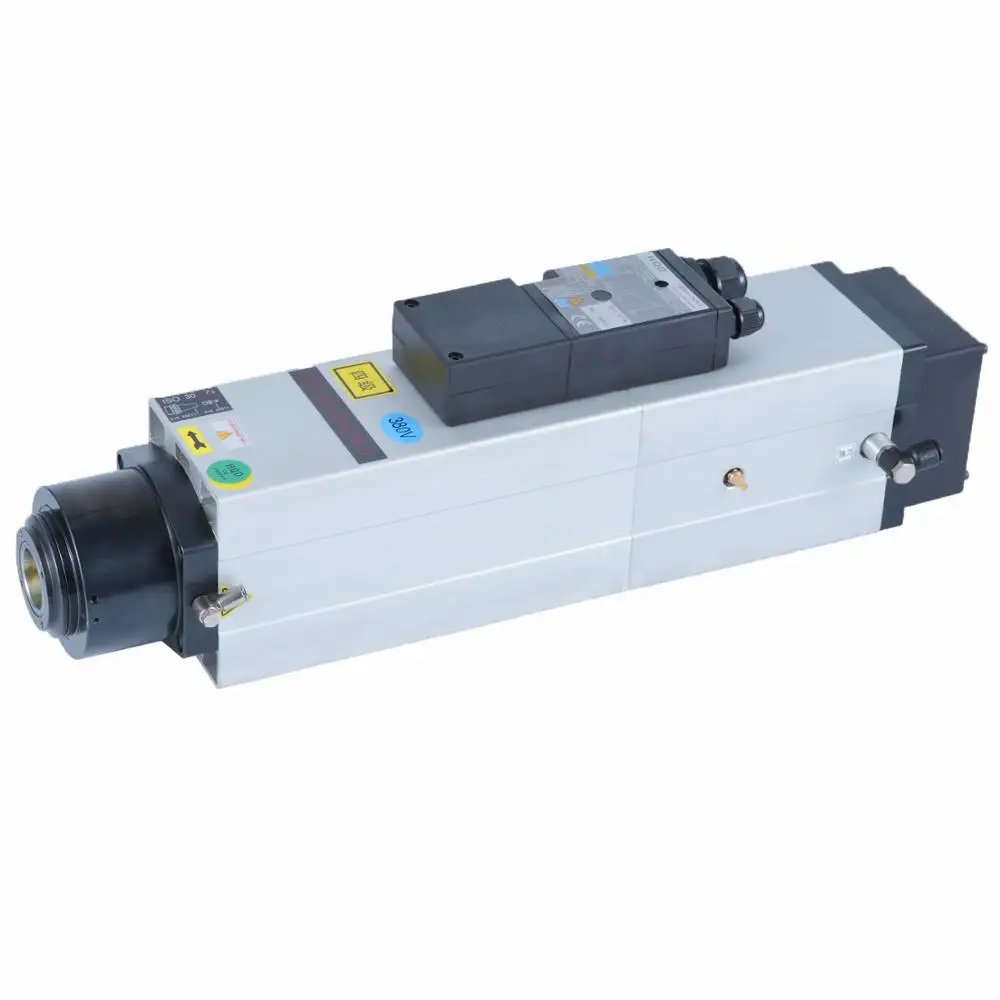
HQD GDL60 ISO30 6kw 24000rpm motor de husillo moteur de broche ATC Air cooling Spindle 