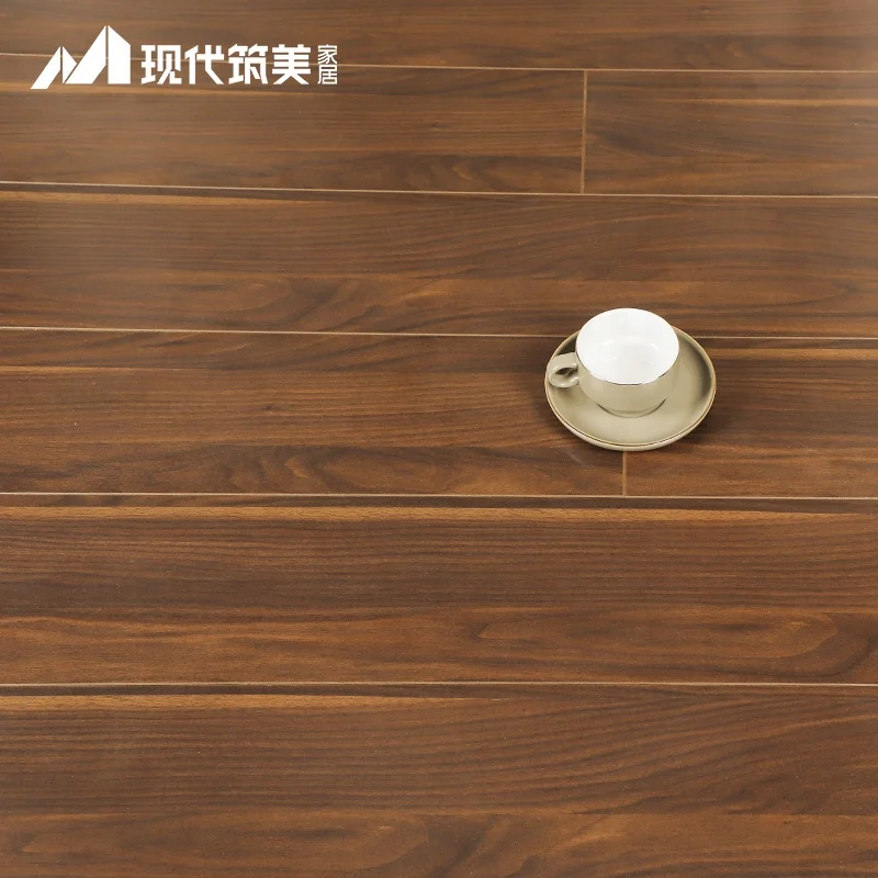 American walnut easy lock indoor waterproof 12mm HDF wooden laminate flooring for children bedroom
