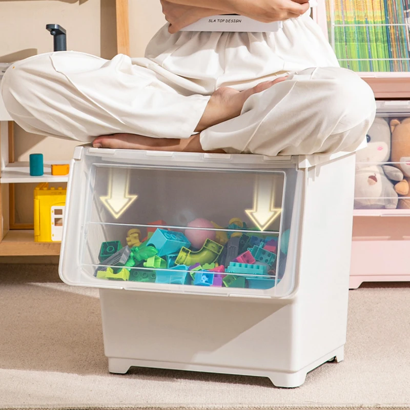 Wannuo Large Plastic Storage Box Household Toy & Bedding Storage Bin&box for Children