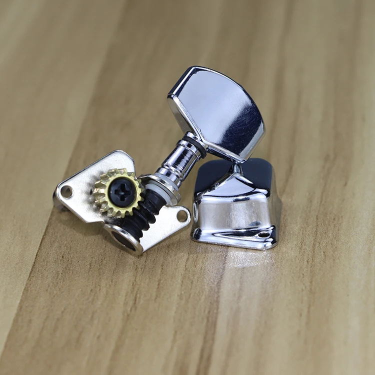 Guitar Tuning Keys Pegs Classic Guitar String Tuning Pegs Machine Heads Tuners Keys Parts 3 Left 3 Right for Chrome Guitar