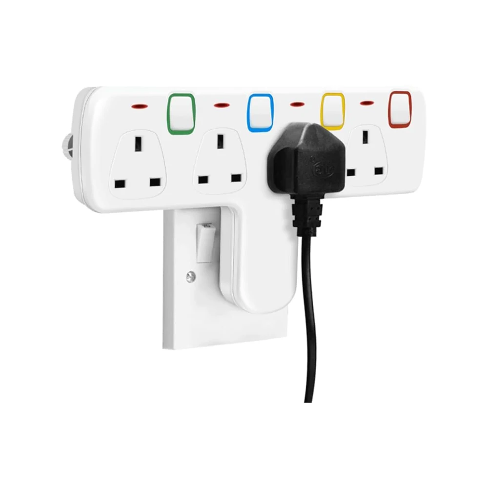 Оптовая продажа британский и Европейский Манометр с USB многофункциональной монтажной платой многофункциональный разъем для дома предохранителем