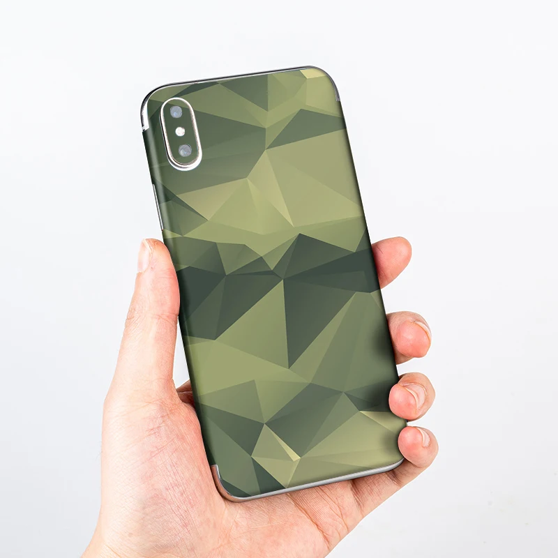 Supply wholesaler decals mobile stickers 3m adhesive phone skin Film Decal Back For iPhone X 6 6s 6P 6sp Durable Body Skin