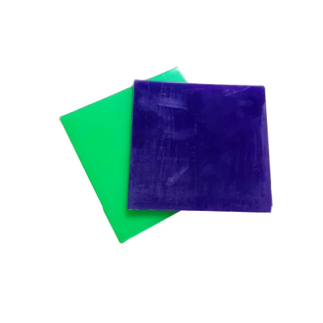 127x127mm square and 120mm round color EVA sheet for making mouth guard