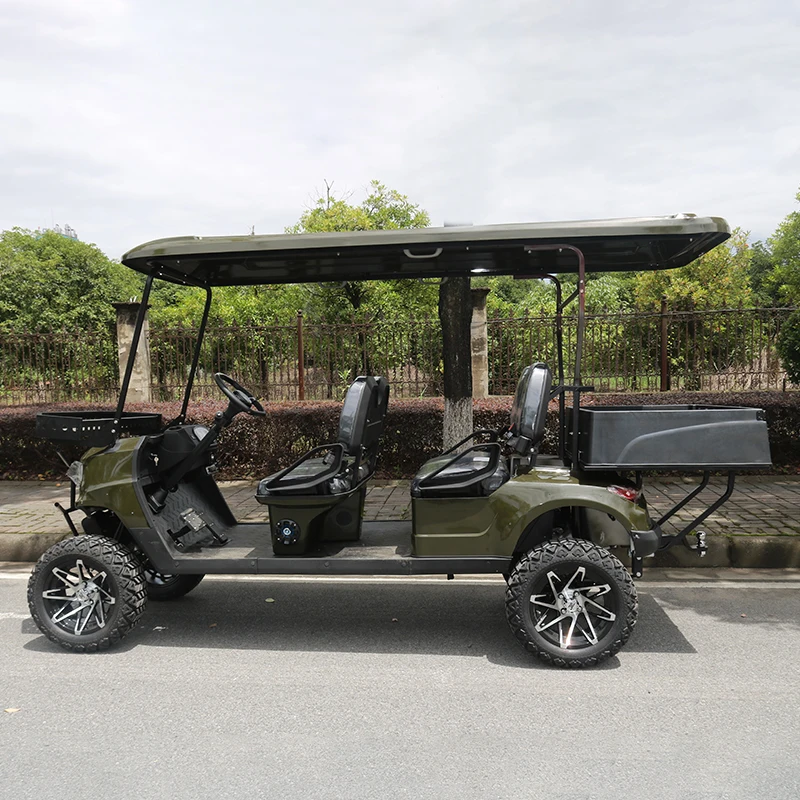 2024 New Popular 48v Electric Golf Cart Models 4-seat Electric Golf Cart With Cargo Box