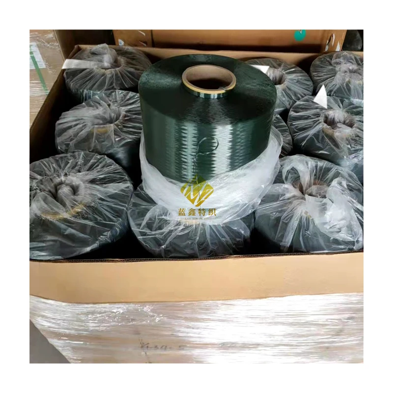 Manufacturer direct sales High quality 400D army green kevlar fiber Black Para-Aramid Filament Yarn for Bag, Phone case