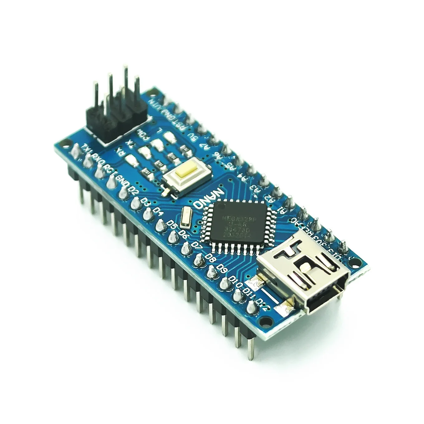 Newest1 pcs Nano V3.0 ATmega328P Module Board + Free Mini USB Cable for Arduino Compatible