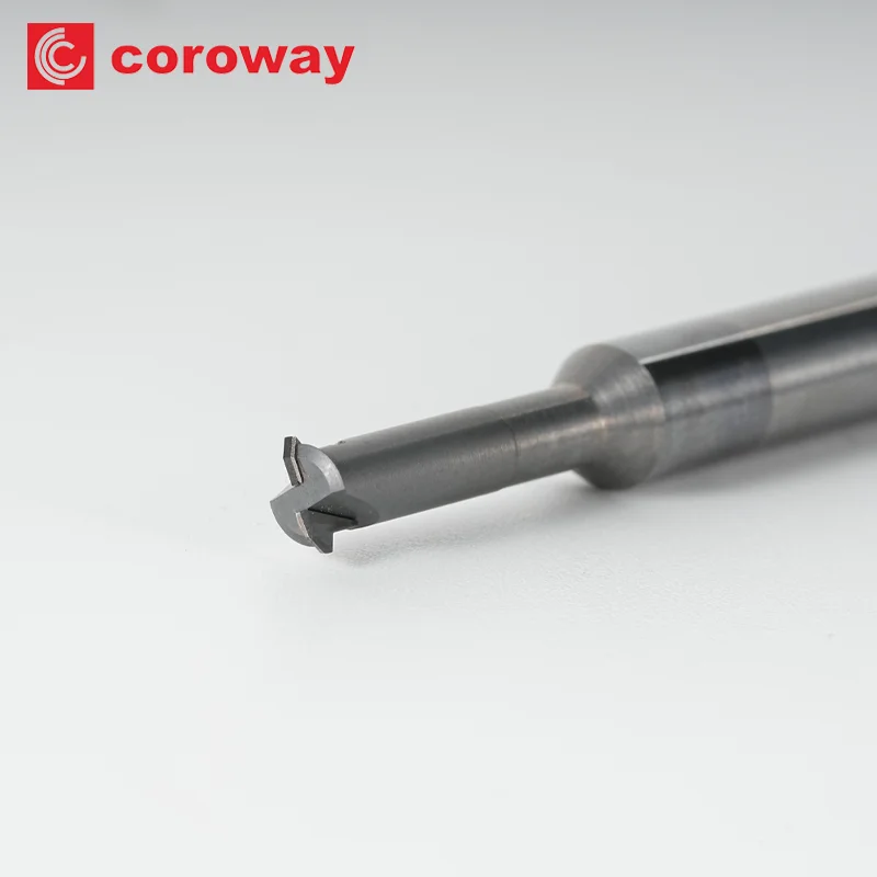 PCD solder stainless steel non-iron single thread milling cutter High performance metal CNC tool