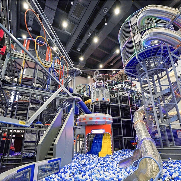 One-Stop Service High Playland Soft Entertainment Kids Play Center  Indoor Playground Equipment By Zhongyi Amusement