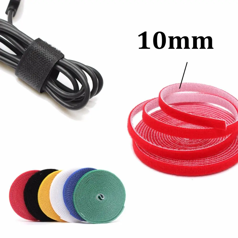 Colorful Custom Polyester Nylon Sustainable Feature and Cable Management Usage Multi-function Hook and Loop Velcroes cable Tie