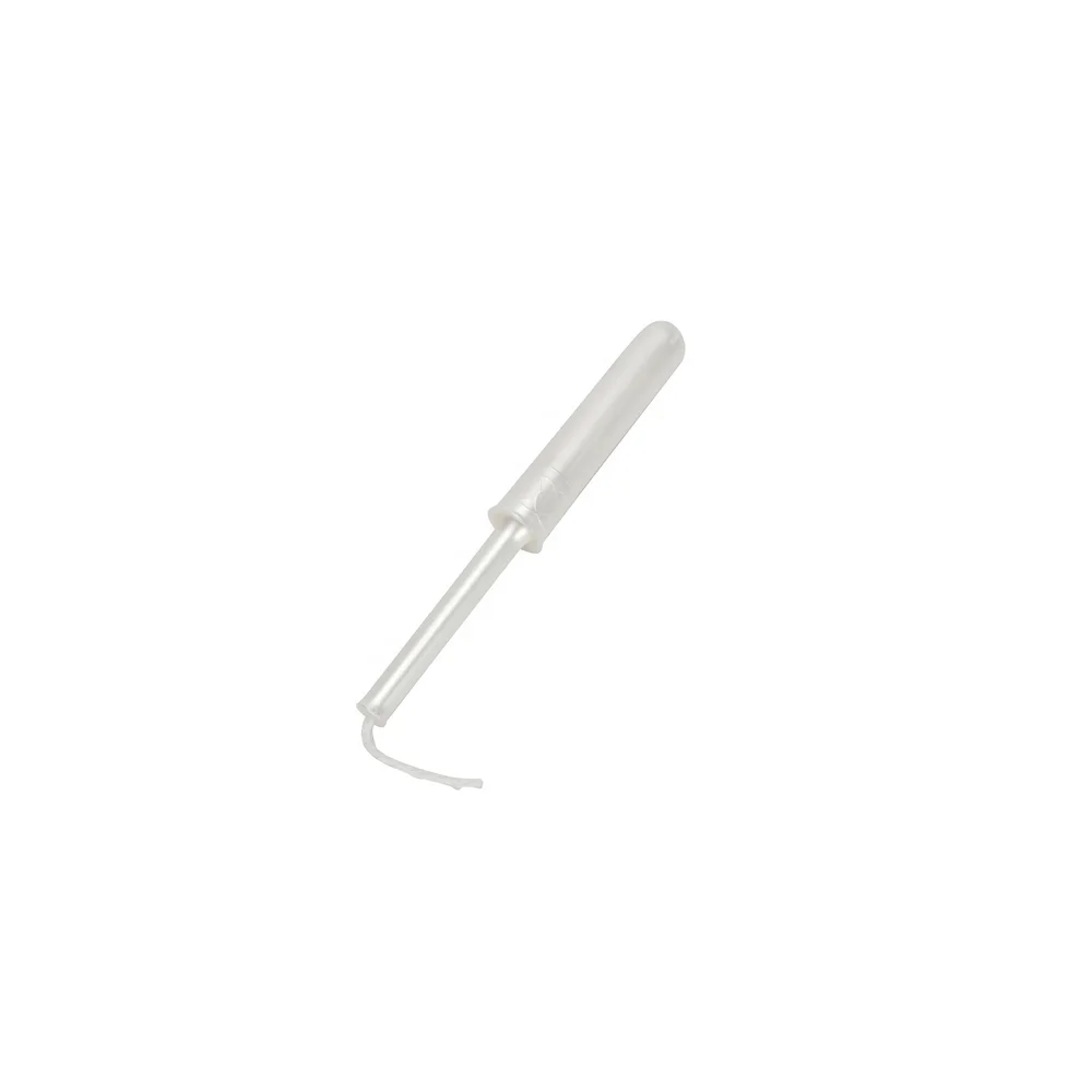 100% natural cotton tampon disposable applicator tampon private brand organic tampon