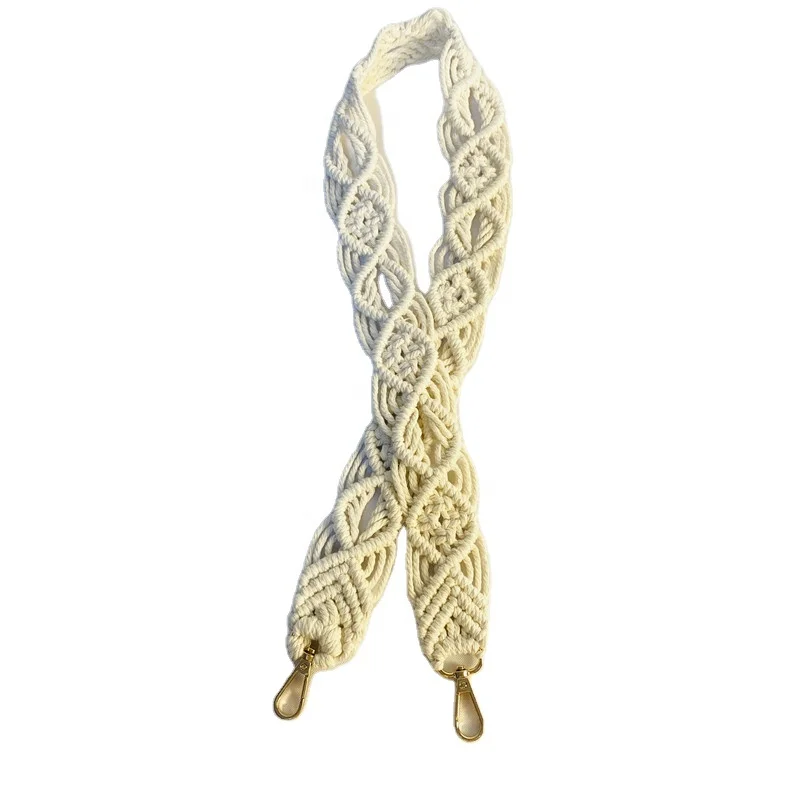 Handmade woven bag straps for crossbody bags replacement boho custom camera strap