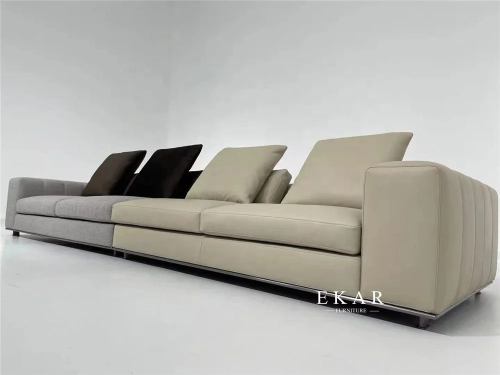 
Upholstered Italian Style Set Luxury U Shaped Sectional Sofa 