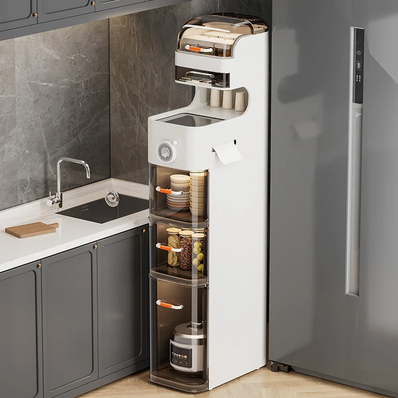 China Stackable Plastic Storage Cabinet For Household Snacks And Toys Popular Style Fashion Kitchen Plastic Storage Cabinets