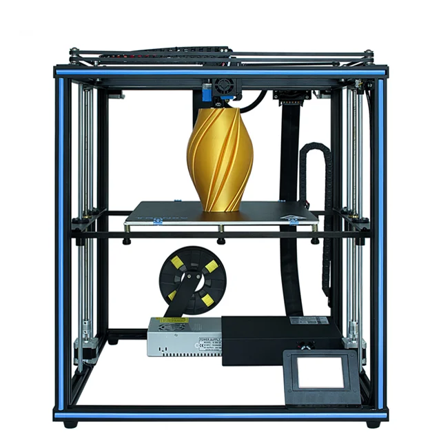 3d принтер X5SA PRO, 580*645*660 мм, встроенная пластина с лазерной гравировкой, мощная матрица enlighting, одна направляющая, ЖК-дисплей