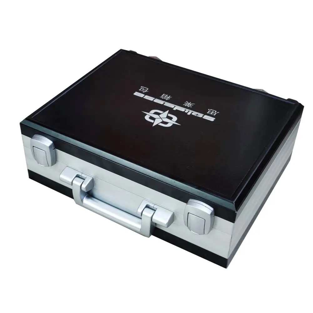 custom aluminum carry case small aluminum storage display case for equipment/Jewelry/knife with foam padding