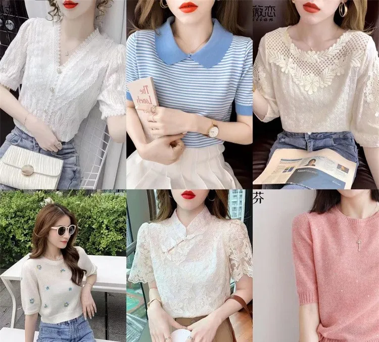 Fashion Stock Lot Women Mix Clothes Bale Croptops Bulk Clothes Assorted Brand New