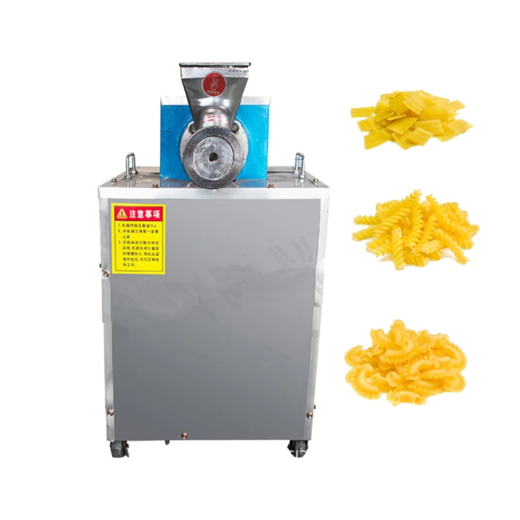 With different molds spaghetti macaroni pasta maker Hollow tube noodles forming machine processing macaroni pasta making machine