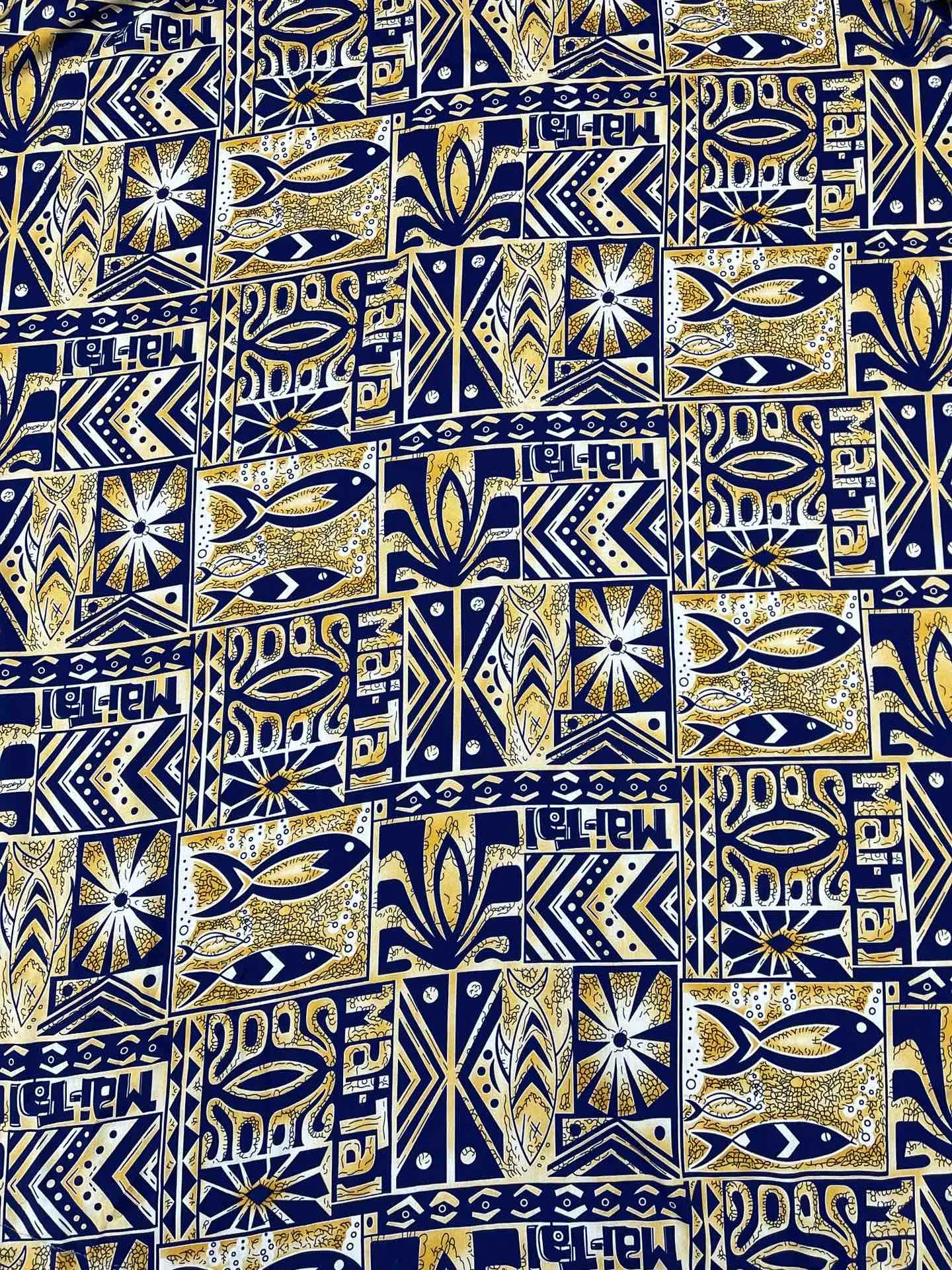 Manufacture Custom Design Rayon Fabric Fashion Geometric Pattern Printed 100% Viscose 45S Rayon Spun Fabric For Women Dress