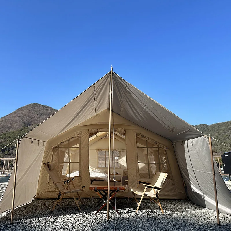 Factory Manufacturer Waterproof Material Outdoor Inflatable Airtight Party Camping Event Tent For Camping