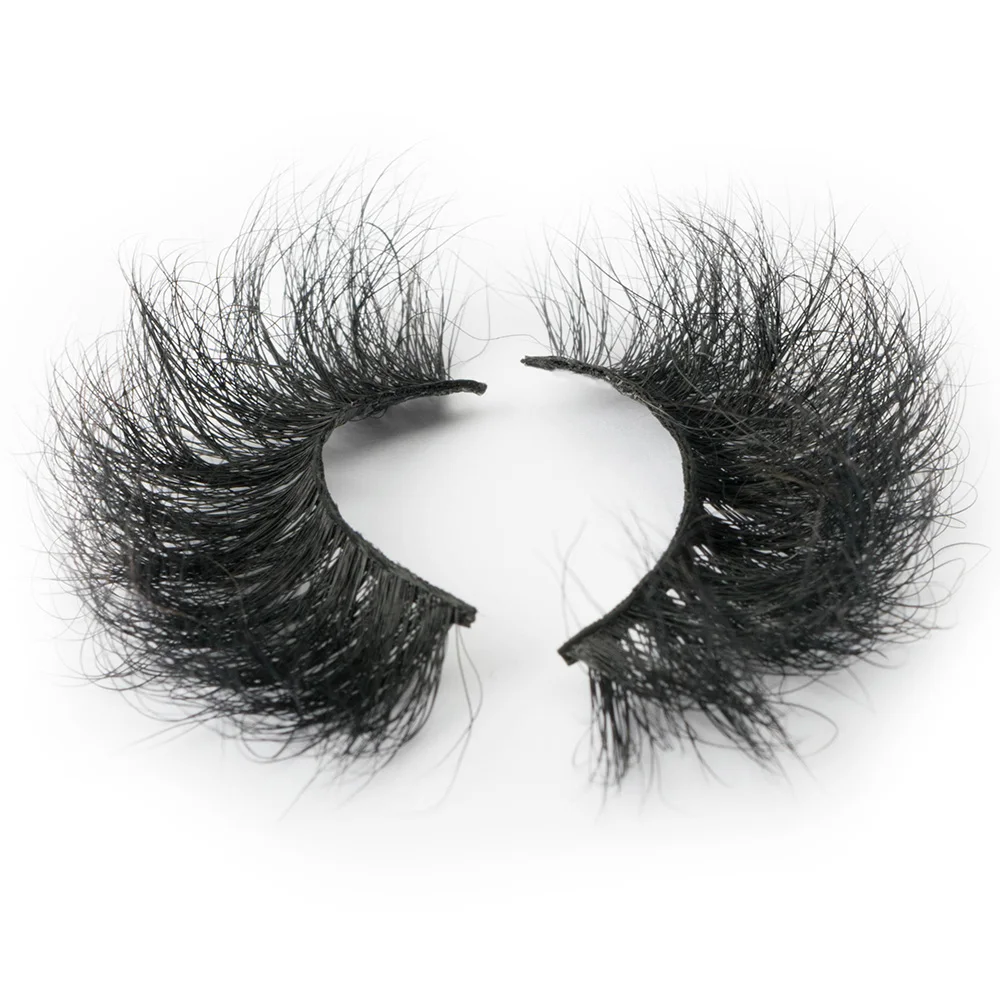 Yiernuo 25mm Dramatic Lashes Vendor Customized Boxes Packaging 5d Mink Eyelash High Quality Hot Fluffy Eyelashes