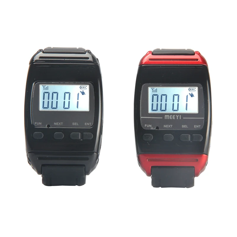 Wireless Wrist Watch Pager Calling System Patient Wrist Pager