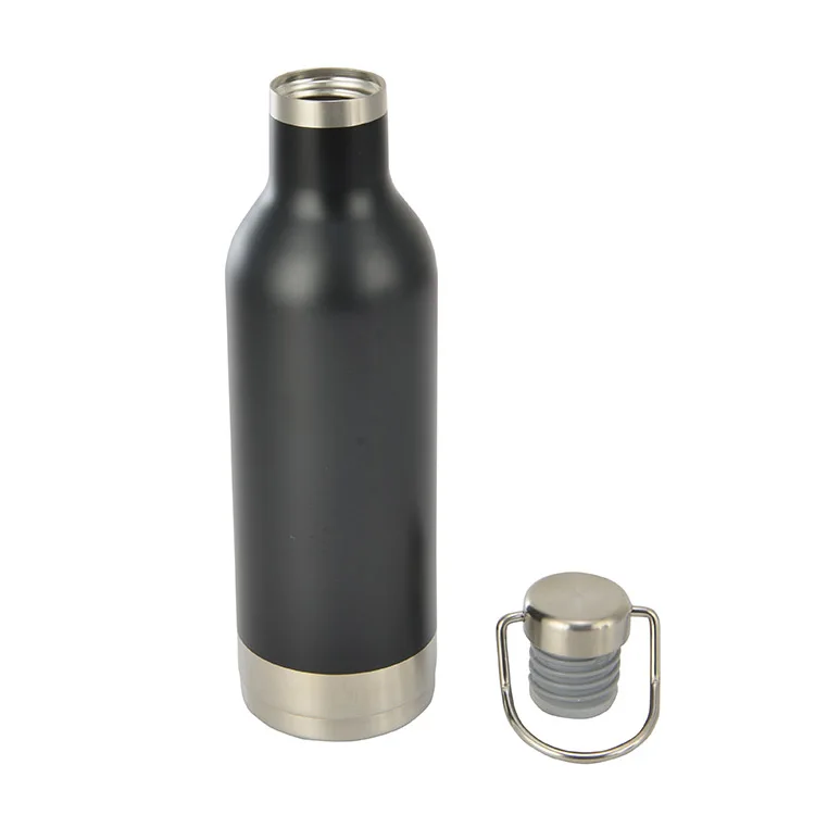 
Custom Logo Private Label Portable Outdoor Sport Travel Double Wall Stainless Steel Vacuum Water Bottles 