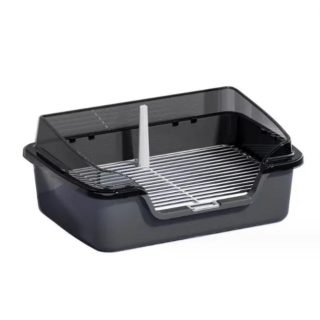 Dog Toilet Small Fence Anti Splash Iron Net Eating Pet Cat Litter Box