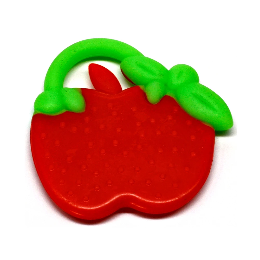 
Wholesale silicone fruit shape baby teether infant chewing toys natural organic teether 