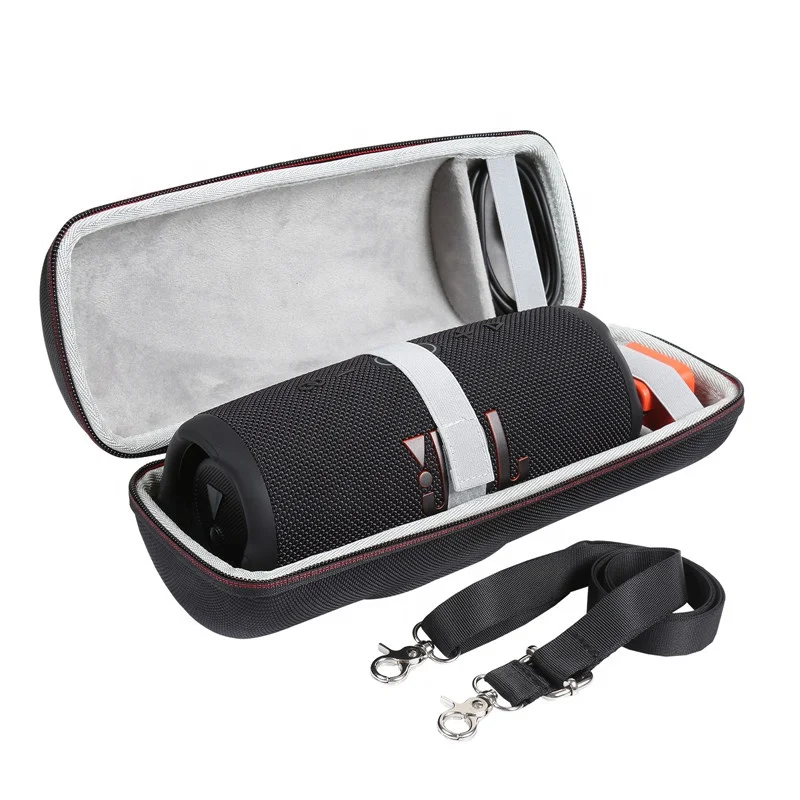 Waterproof Portable Zipper Speaker Bag For JBL Charge 5 Speaker EVA Hard Storage Case Cover Shoulder Carry Bag