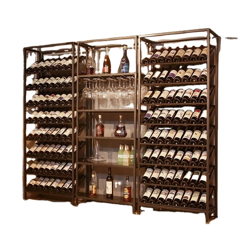 
classcial color wine rack for living room and bar 