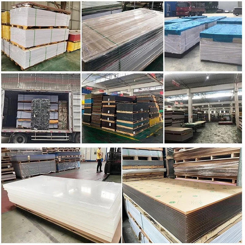 100% new material unbreakable varisized polycarbonate embossed sheet for Storage box