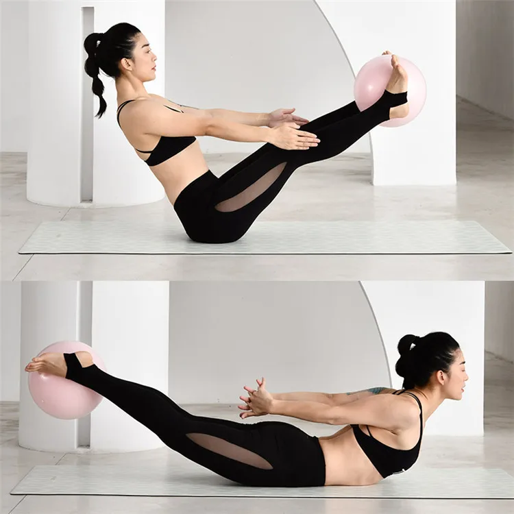 
Stability Exercise Training Gym Anti Burst and Slip Resistant Mini Yoga Pilates Ball,Small Pilates Ball With Custom Logo 