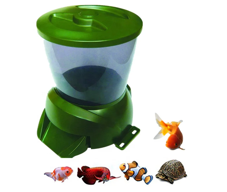 Automatic Pond Aquarium Tank Digital Fish Feeder with large capacity automatic fish feeder