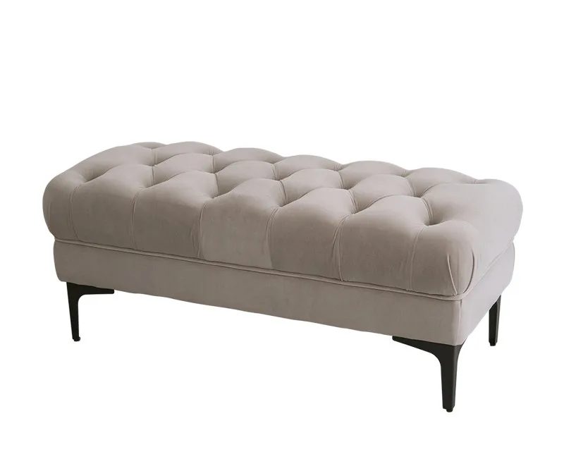 Длинное сиденье скамейки Chesterfield, оттоманская скамейка для спальни, сделано в Китае