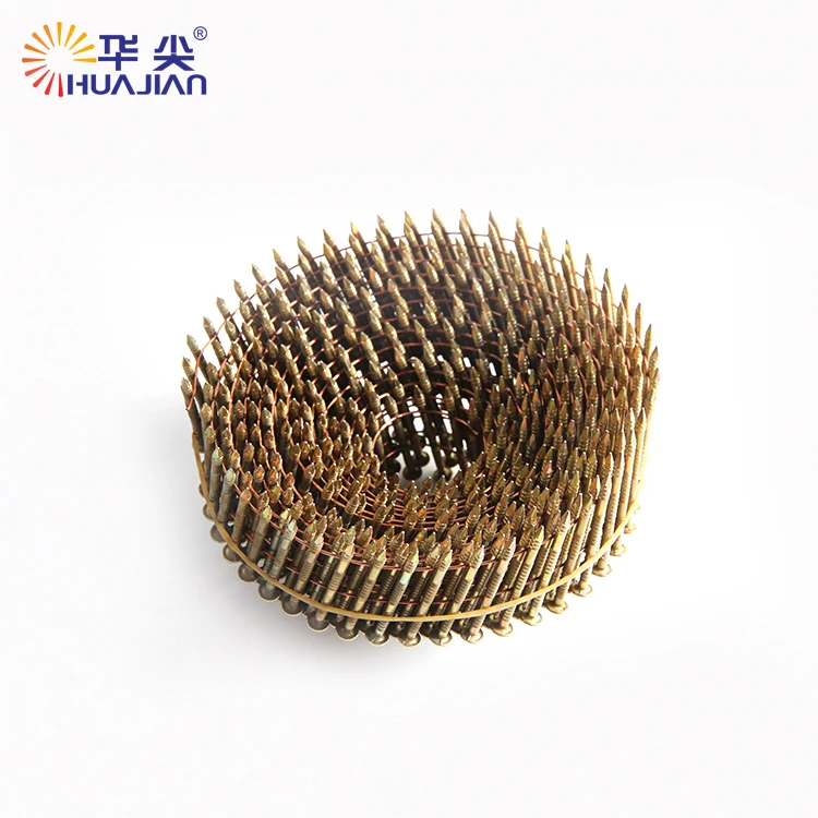 Экспорт качества стали 16 градусов плоский угол провода кольцо Galv катушки гвозди