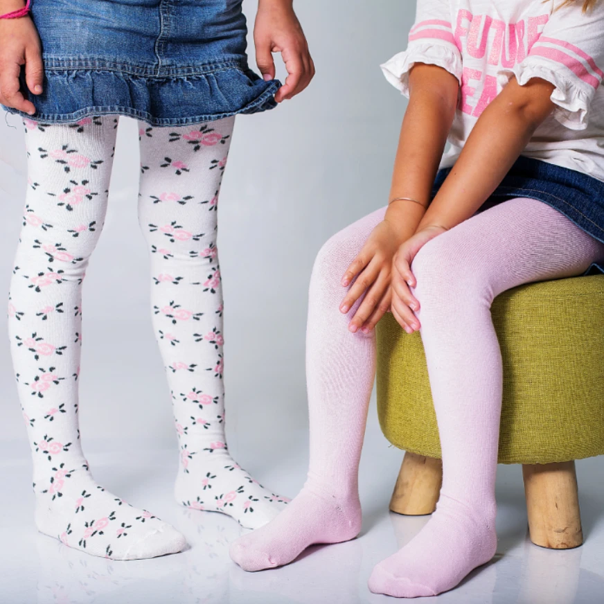 Manufacturer Custom Kids Tights Eco-friendly Cotton Children Tights Stockings